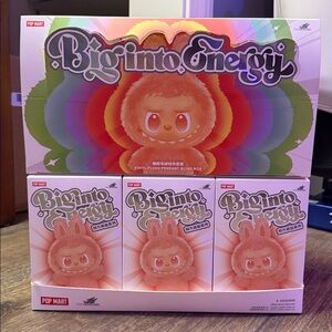 NEW Authentic POPMART Labubu Monsters Big Into Energy Vinyl SEALED Blind Box